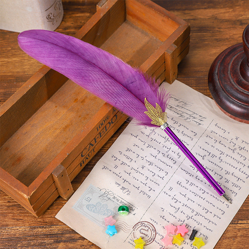 Wholesale Multicolor Feather Pens